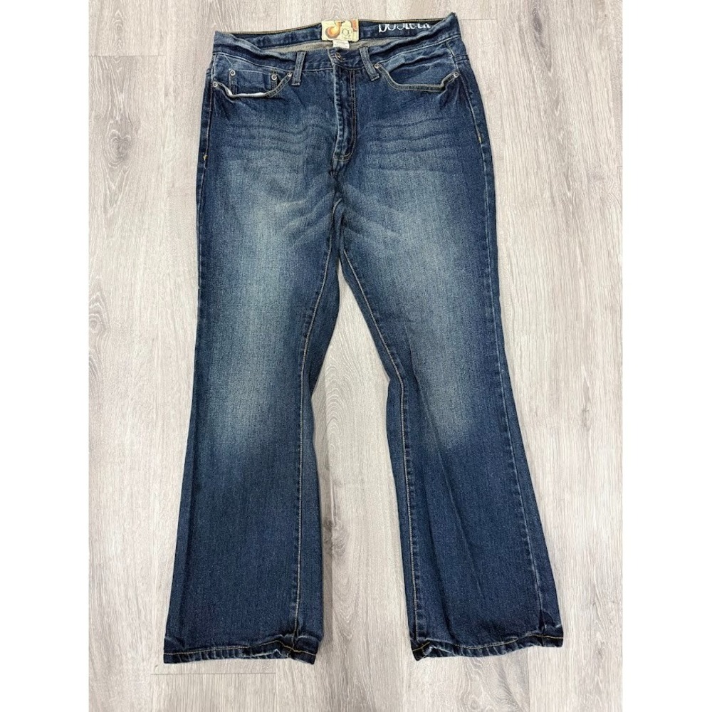 Vintage OP Ocean Pacific Bootcut Jeans Mens Dark Wash Blue Denim‎ 30x29 Y2K VTG
